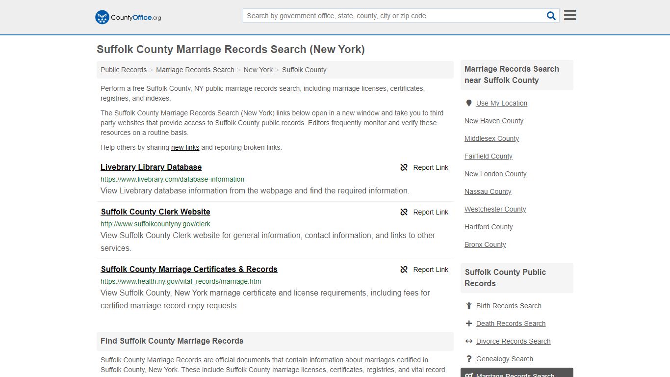 Marriage Records Search - Suffolk County, NY (Marriage ...
